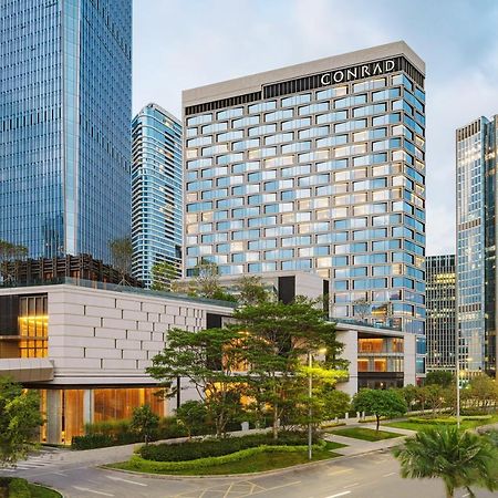 Conrad Shenzhen, The First Art Museum Hotel In Greater Bay Area With The Stunning Bay And Sunset View In The Hotel Terrace Eksteriør bilde