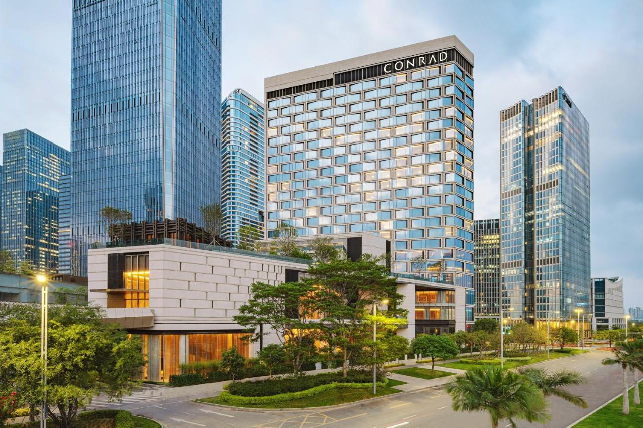 Conrad Shenzhen, The First Art Museum Hotel In Greater Bay Area With The Stunning Bay And Sunset View In The Hotel Terrace Eksteriør bilde