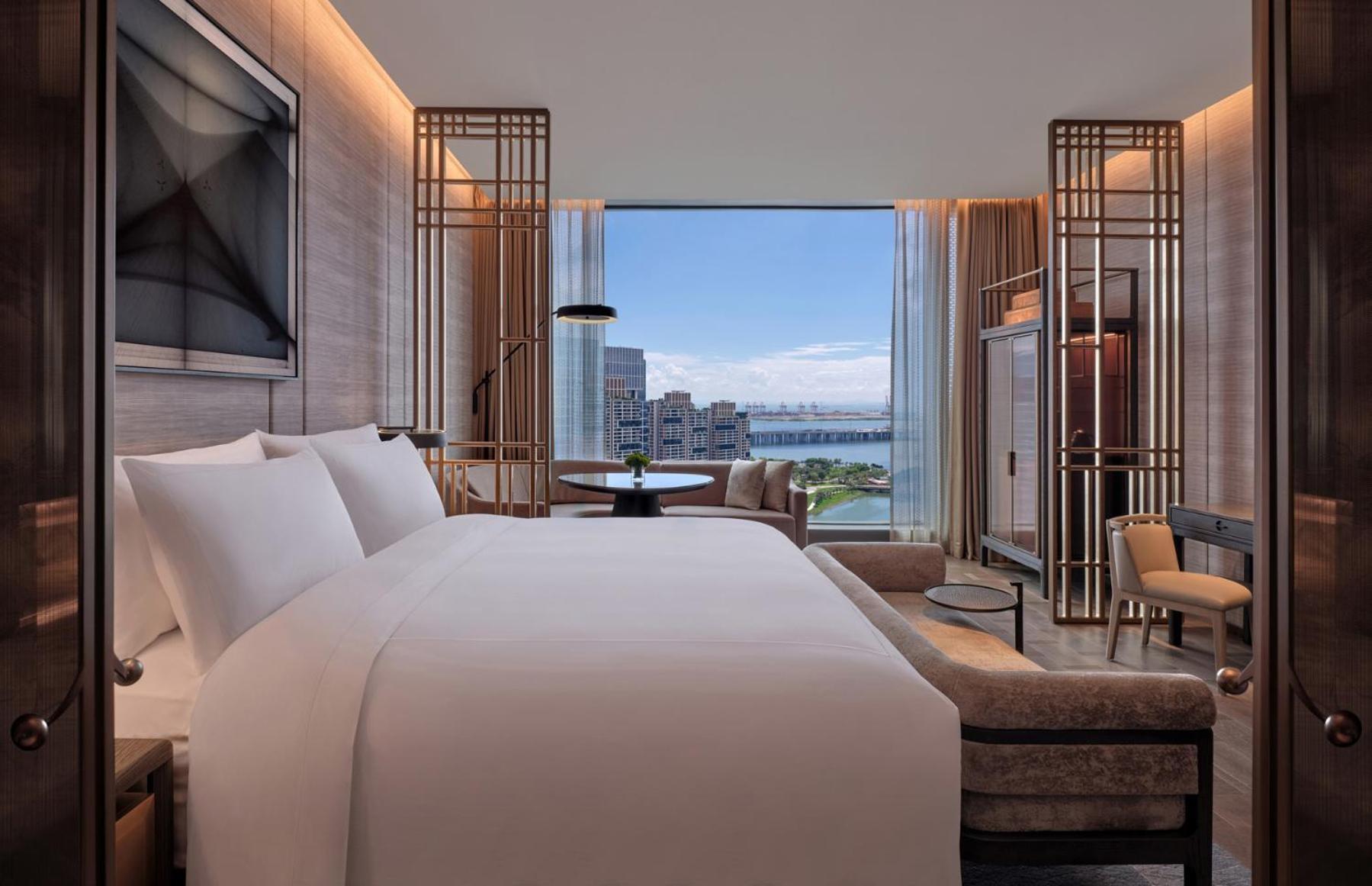 Conrad Shenzhen, The First Art Museum Hotel In Greater Bay Area With The Stunning Bay And Sunset View In The Hotel Terrace Eksteriør bilde