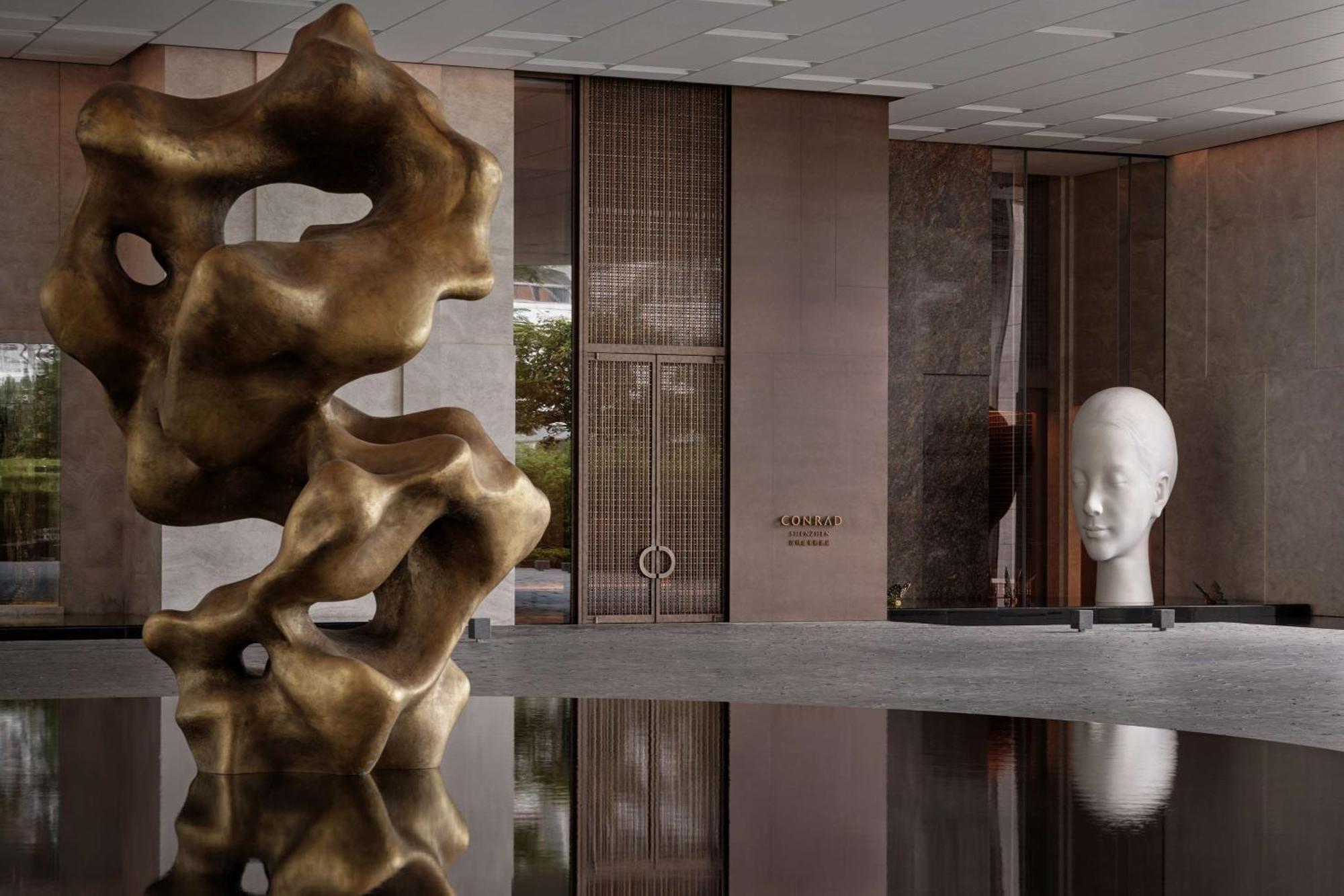 Conrad Shenzhen, The First Art Museum Hotel In Greater Bay Area With The Stunning Bay And Sunset View In The Hotel Terrace Eksteriør bilde
