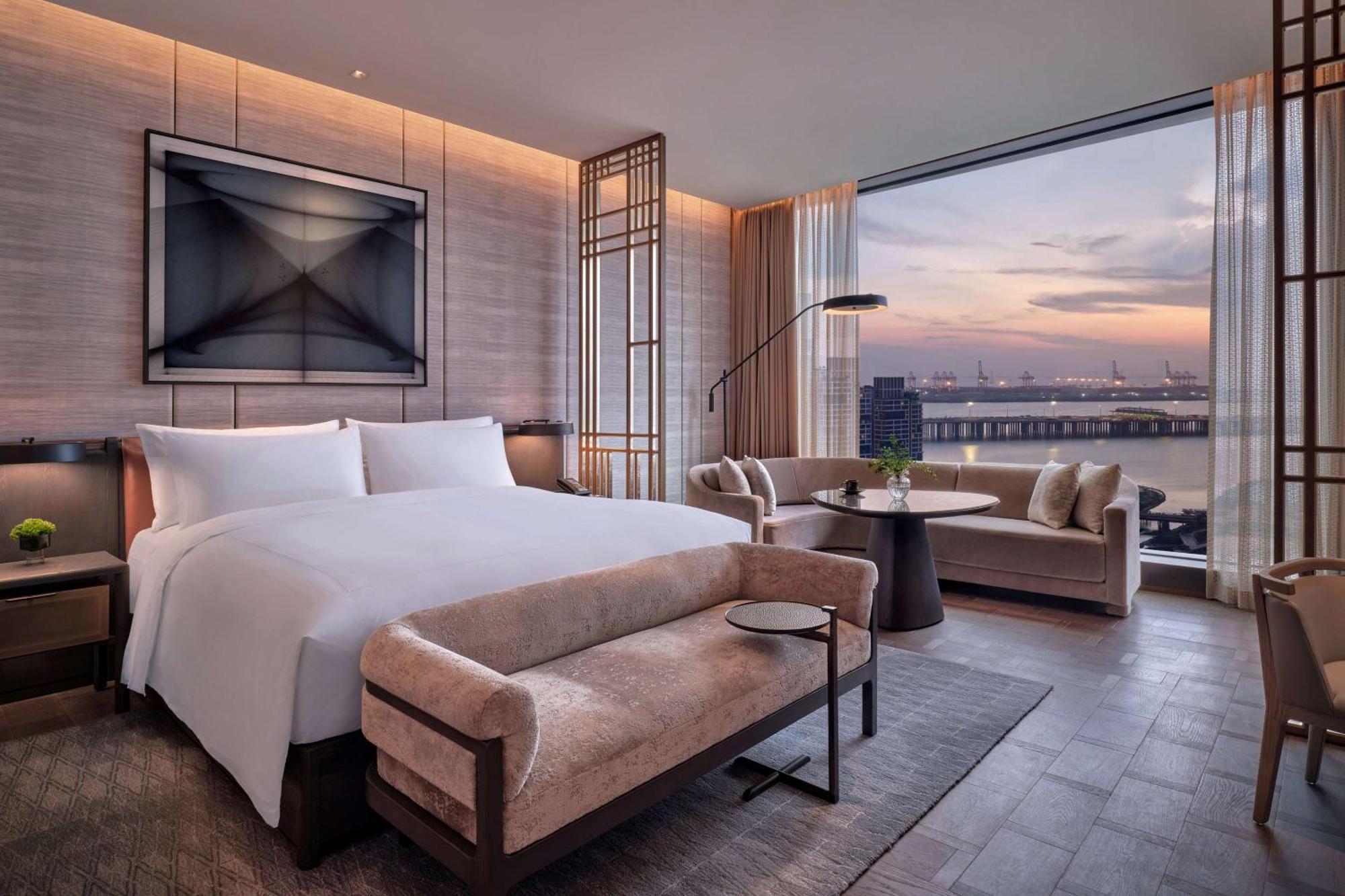 Conrad Shenzhen, The First Art Museum Hotel In Greater Bay Area With The Stunning Bay And Sunset View In The Hotel Terrace Eksteriør bilde