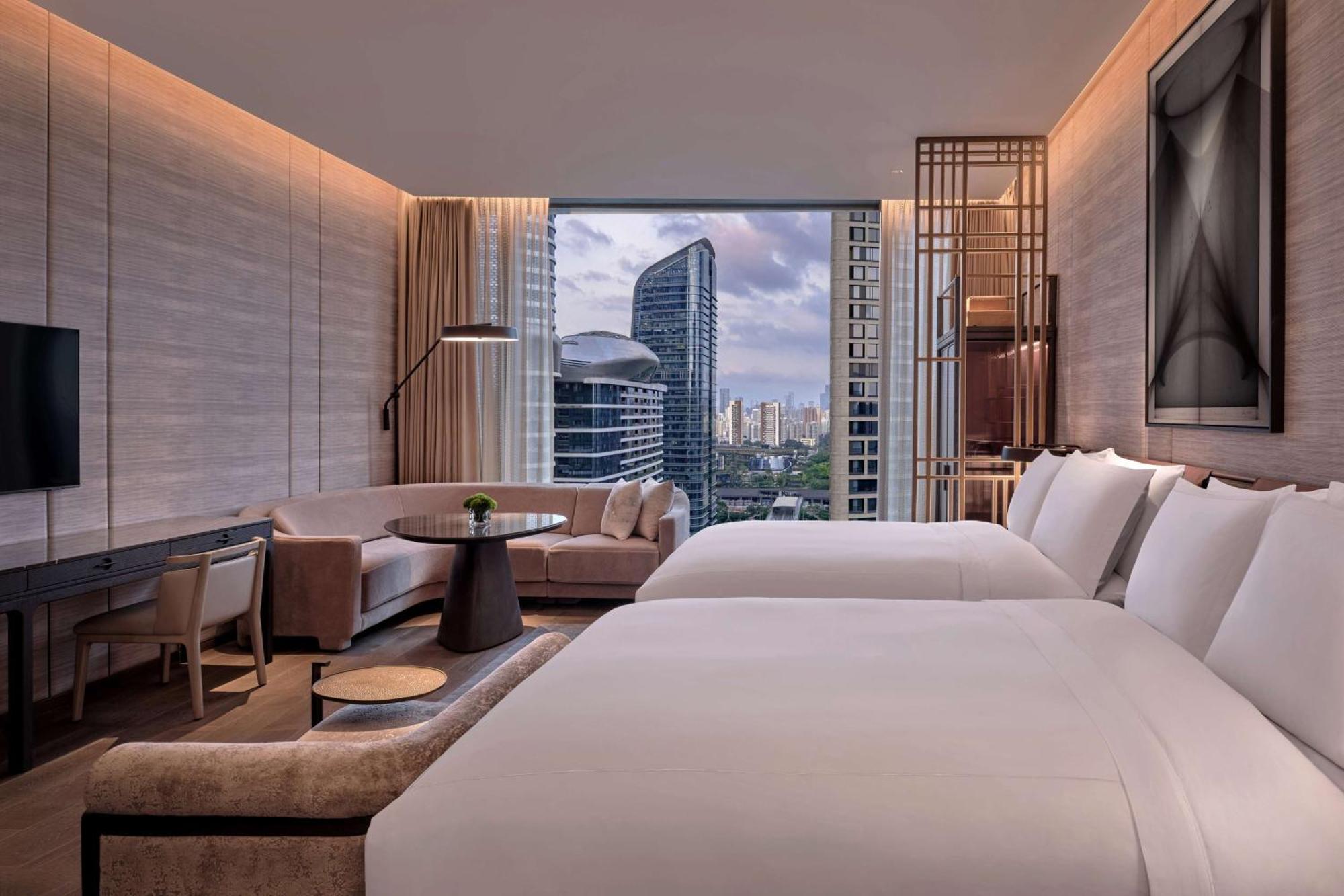 Conrad Shenzhen, The First Art Museum Hotel In Greater Bay Area With The Stunning Bay And Sunset View In The Hotel Terrace Eksteriør bilde