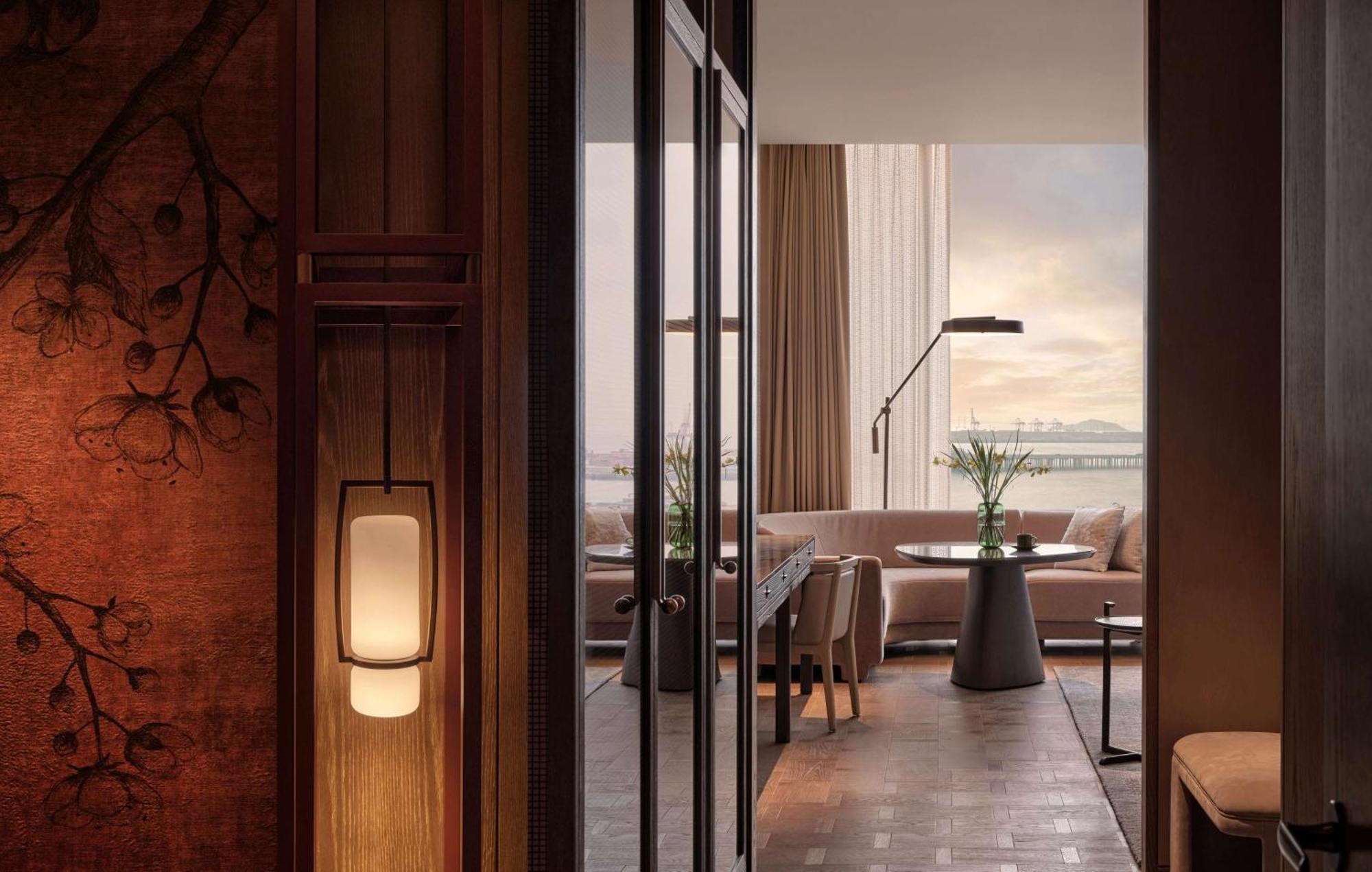 Conrad Shenzhen, The First Art Museum Hotel In Greater Bay Area With The Stunning Bay And Sunset View In The Hotel Terrace Eksteriør bilde